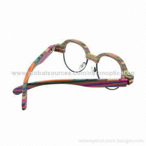 Lamination Color Wooden Eye Glasses, OEM/ODM Orders Welcomed